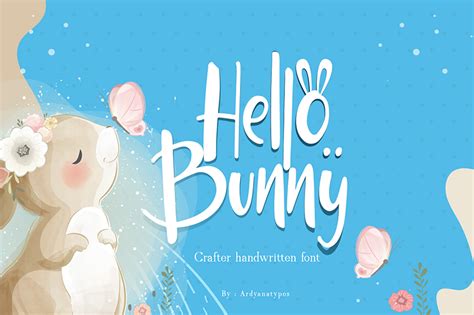 Download Hello Bunny Handwriting font | fontsme.com