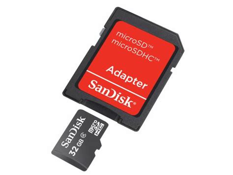 Carte Mémoire Micro Sdhc Sandisk 3mbs 32 Go Adaptateur