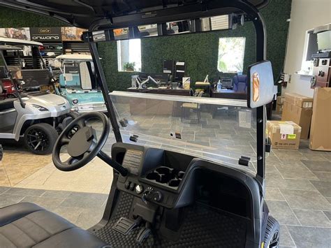 2024 E Z Go Freedom® Rxv® Elite™ Lithium Patriot Blue Golf Cart Center