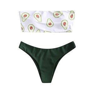 Solu Day Bikini Donna Mare Brasiliana Vita Alta Costume Da Bagno Due Bikini Push Up Costumi Da