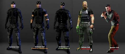 Evolution Of Sam Fisher (Splinter Cell) | Tom clancy's splinter cell ...