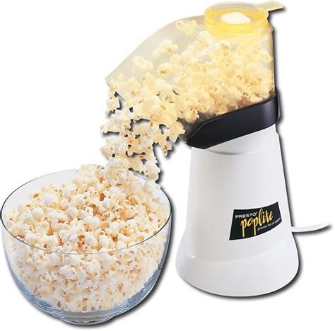 Customer Reviews Presto PopLite Hot Air Corn Popper White 4820 Best Buy