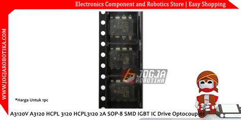 A3120V A3120 HCPL 3120 HCPL3120 2A SOP-8 SMD IGBT IC Drive Optocoupler