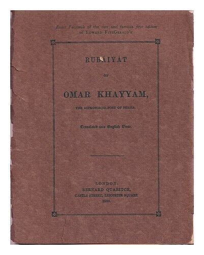 OMAR KHAYYAM Rub Iy T Of Omar Khayyam The Astronomer Poet Of Persia