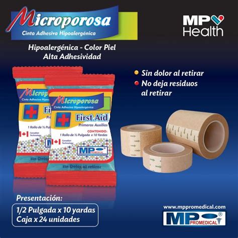 Microporo Piel Pulg X Yds Celof N Alta Adhesividad Caja X