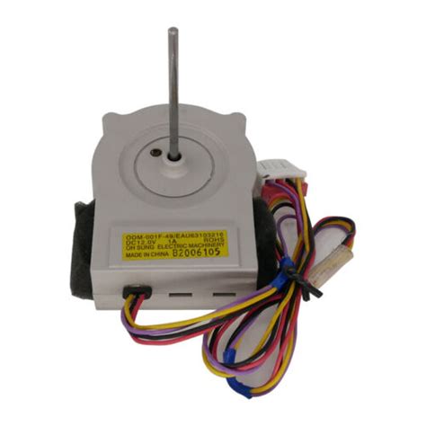 Evaporator Fan Motor For LG Refrigerator ODM 001F 41 EAU63103201 EBay