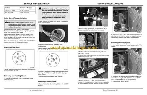 John Deere A Bunker Rake Operator S Manual Omtcu Machine