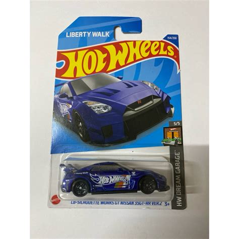 Hot Wheels Lbwk Nissan Gtr Edition Lb Silhouette Works Gt Nissan R Gt Rr Ver Blue Shopee