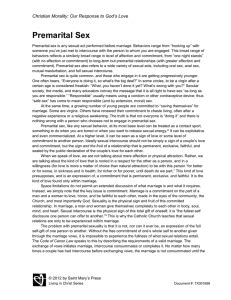 Premarital Sex