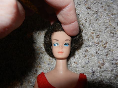 ORIGINAL VINTAGE BRUNETTE BUBBLE CUT BARBIE IN SWIMSUIT EBay