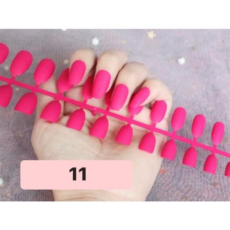 Jual Pcs Kuku Palsu Glossy Matte Nude Kuku Palsu Balet Panjang Manicure Limited Edition