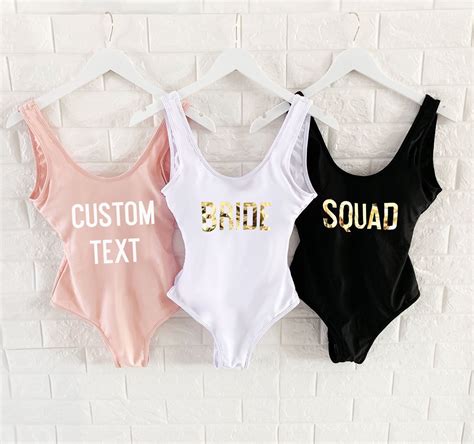 Custom Swimsuits For Women Custom Bachelorette Party Swimsuit