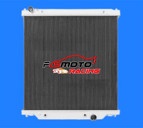 Aluminum Radiator FOR 2003 2007 Ford Powerstroke F250 F350 F450 6 0L