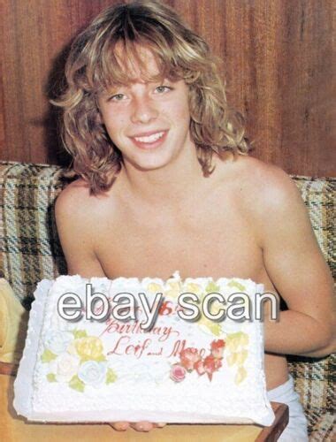 Singer Actor Leif Garrett Shirtless With Birthday Cake 8x10 Photo 87 Ebay