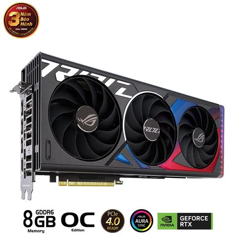 Card màn hình Asus ROG STRIX RTX 4060 Ti O8G GAMING