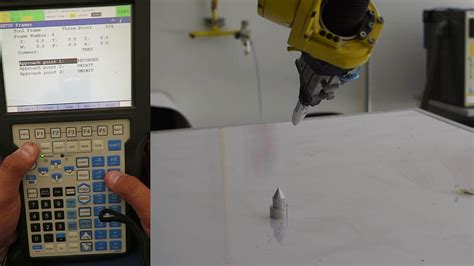 Calibración del Tool Frame UTOOL en un robot Fanuc M 10iA paso a