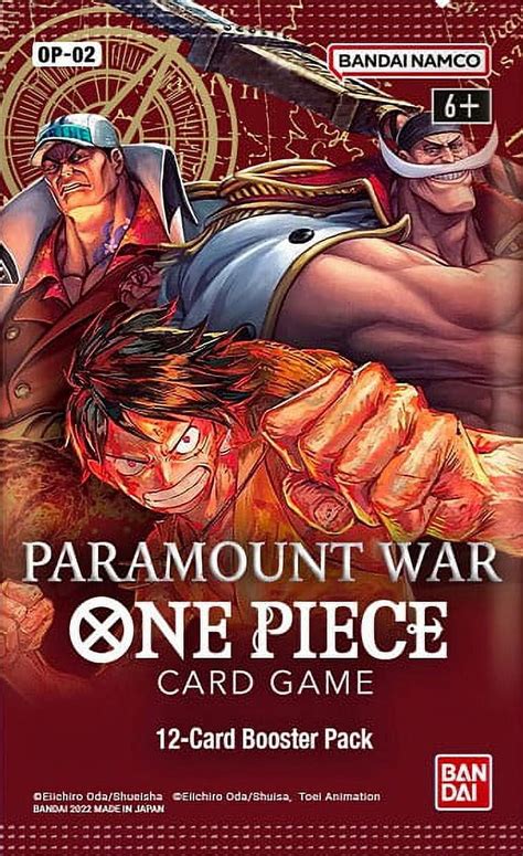 Papa Joey's Collectibles One Piece Card Game: Paramount War (OP-02