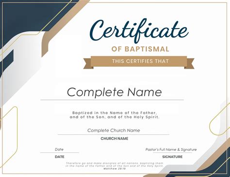 Baptism Certificate Baptist Church At Deborah Grant Blog