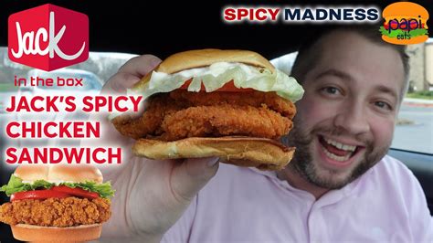 Jack In The Box Jack S Spicy Chicken Sandwich Review Youtube