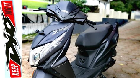 Honda Dio Dx Bs Mat Axiz Grey Metallic Walkaround Review