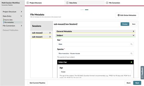 Managing Multiple Sessions — NWB GUIDE documentation