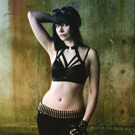 New Sexy Goth Lingerie Elastic Harness Cage Bra S Cupless Lingerie Bondage Body Harness Belt