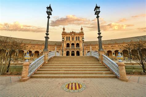 Plaza De Espana Spanish Square In The Centre Of Old But Magnificent