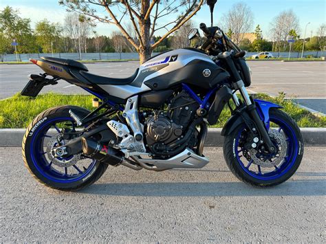 Купить б у Yamaha MT FZ инжектор передач в Перми синий naked bike года по цене