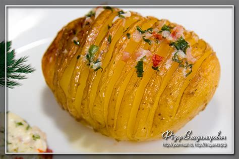 Запеченная картошка. | Домашние рецепты