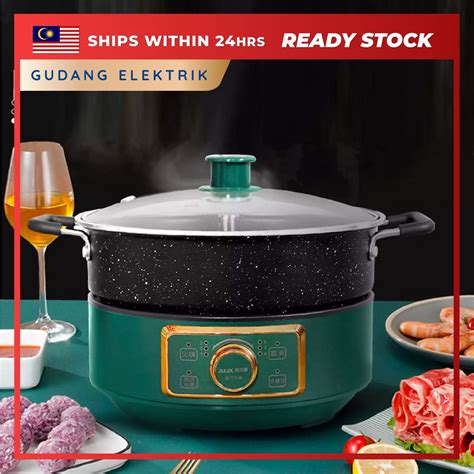 Multi Electric Cooker Intelligent Automatic Self Lifting Hot Pot 3L 5L Steamboat Rice Cooker