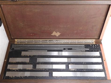 Starrett Webber Ss A X Grade Large Long Gage Block Set