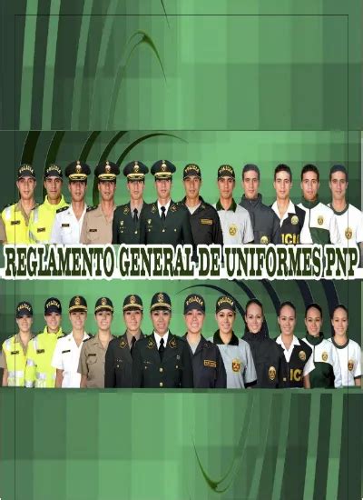 Reglamento General De Uniformes Pnp