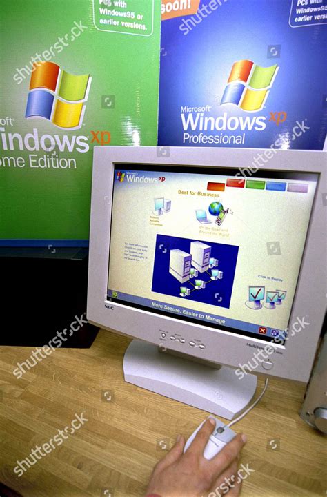 microsoft windows xp operating system editorial stock photo stock