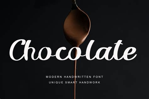 Chocolate Font By Pinkmeca · Creative Fabrica