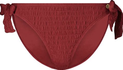 Ten Cate Beach Bow Bikini Bottom Shiny Rouge Voor Dames Maat Bol