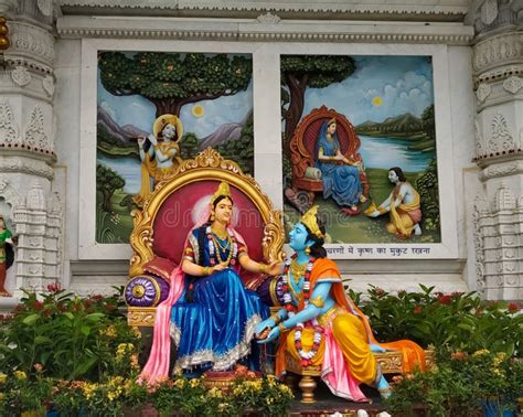 vrindavan uttar pradesh india september   radha krishna