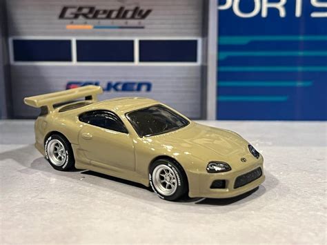 Hot Wheels Custom Sand Toyota Supra Mk With Real Rider Wheel Swap Scale Etsy