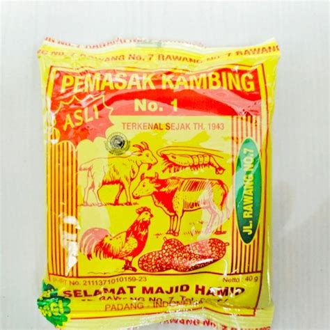 Jual Bumbu Pemasak Kambing No 1 Selamat Majid Hamid 40gr Kota Bandung