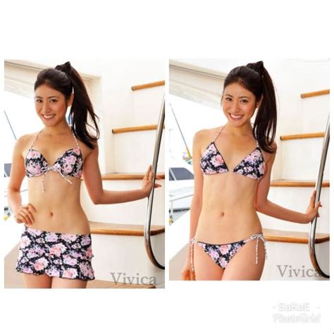 3 Piece Japanese Bikini Swimsuit Vivica Made In Japan Black Shopee Malaysia