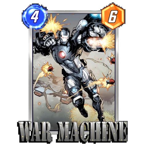 War Machine Marvel Snap Card Variant Marvel Snap Zone
