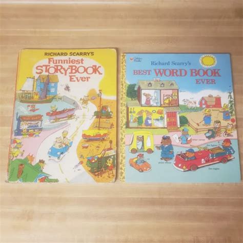 Richard Scarrys Best Word Book Ever And Funniest Storybook Copertina
