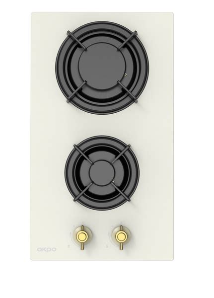 Варочная поверхность газовая AKPO PGA 302 FGC3 IV бежевый, 2 конфорки ...