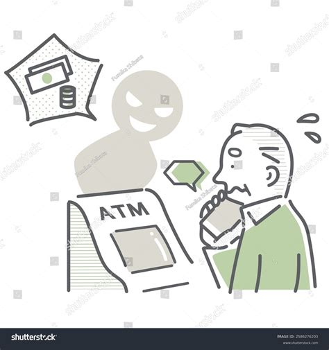 Elderly People Being Misled By Bank Stock Vector (Royalty Free