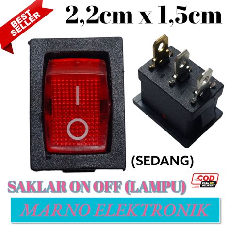 Jual Saklar Lampu Stabilizer Bulat Switch Hitam On Off Sedang Shopee