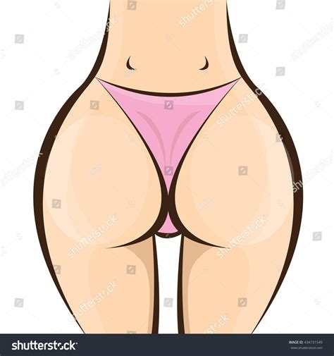 Sexy Woman Big Booty Vector Ass Stock Vector Royalty Free 434731549 Shutterstock