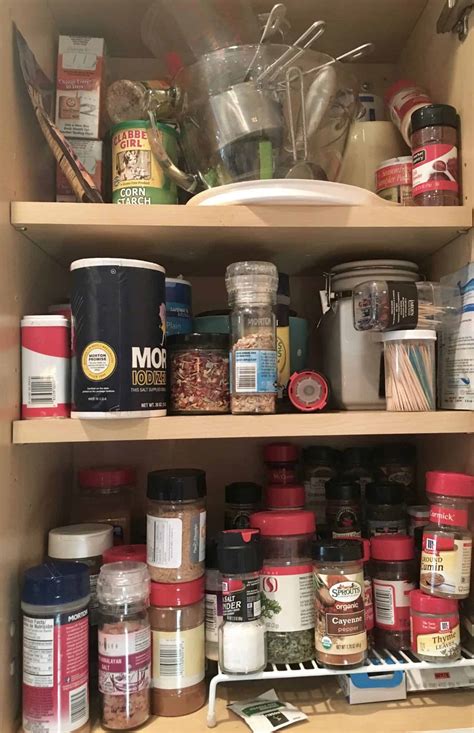 Sprucing Up the Spices - An Organized Spice Cabinet - Intentional Edit