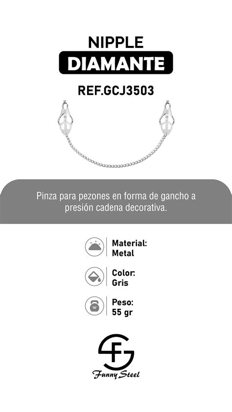 Pinzas Para Pezones Diamante Tiendacereza Sex Shop