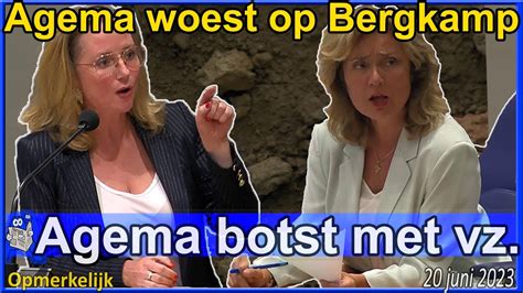 Fleur Agema Boos Op Vera Bergkamp U Houdt De Minister De Hand Boven