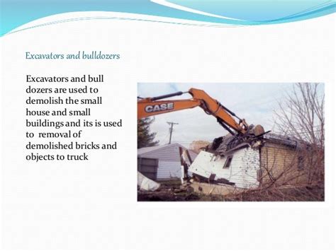 Building demolition techniques and methods