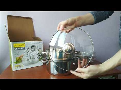 Двухъярусная пароварка Maestro MR 2900-24: кастрюля объёмом 5 литров, 2 ...